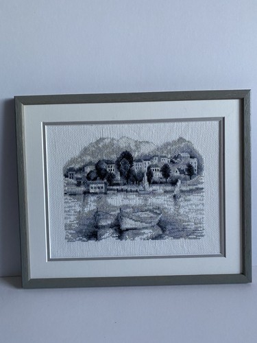 Cross stitch painting finished - cross,