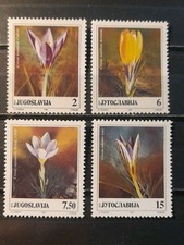 Yugoslavia Stamps 1991 Crocuses. Complete Set.MNH. 