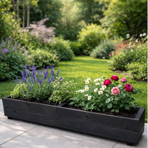 Large plant pot trough - pot, planter