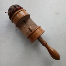 Vintage Sycamore Wood Sewing