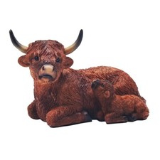 Highland Cow Ornament Figurine