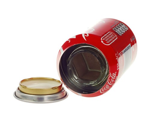 Coke can bottle stash - can, safe