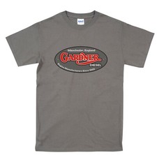 Gardner Diesel Marine Stationary Engine T Shirt Retro Narrow Boat Digger Machine