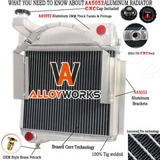 4 Rows Alu Radiator For 60-1967 Austin Healey Sprite Bugeye MG Midget MT