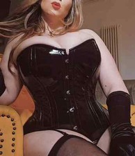 PVC Corset Black Overbust