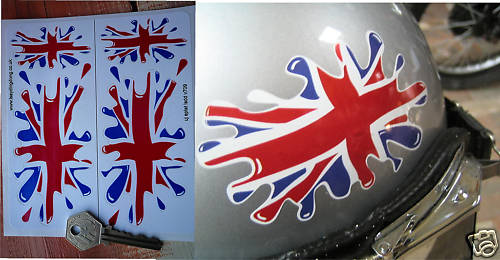 Union jack flag splat set - splat, of