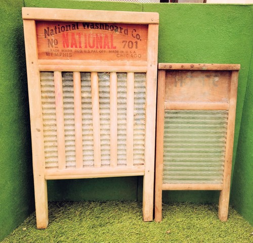 Vtg washboard lot 2 - vtg, of