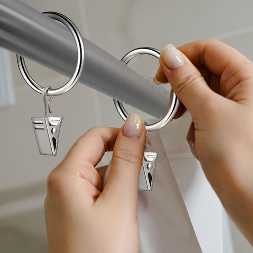 10pcs metal curtain rings with - curtain,