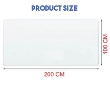 2mm Thick Clear Transparent Vinyl PVC Tablecloth Table Protector Plastic Cover