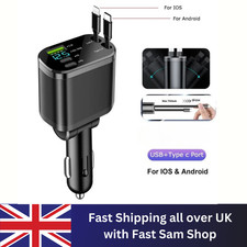 5-in-1 Retractable Car Charger