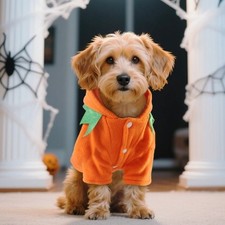 Orange Halloween Dog Clothes