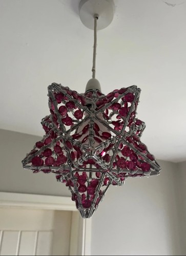Chrome framed moravian star