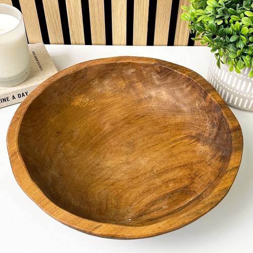 Rustic wood bowl coffee table - rustic,