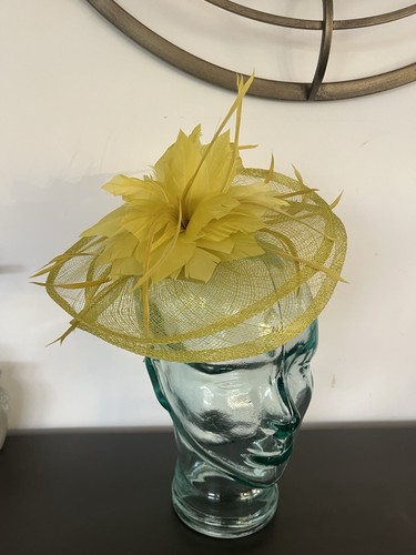 Zest lime green fascinator new - zest,