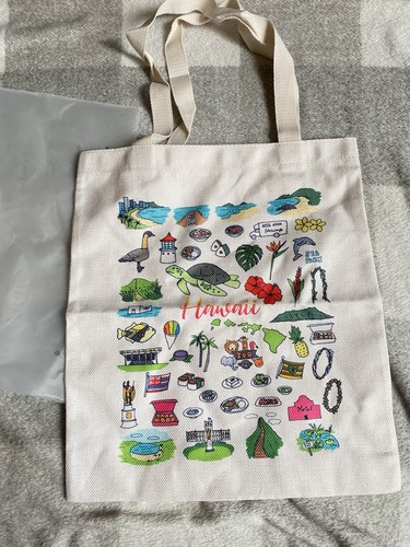Hawaii souvenir canvas tote - canvas,