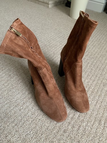 Zara tan suede leather - zara,