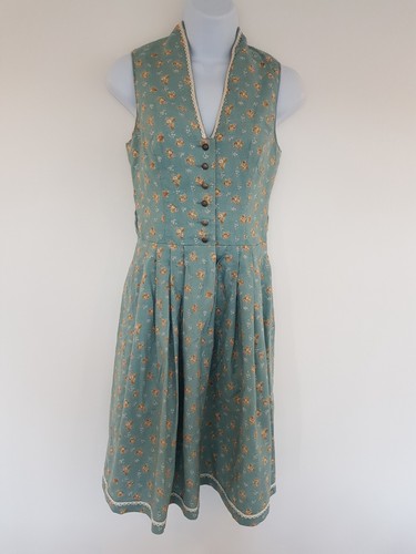 Vintage dress blue floral - vintage,