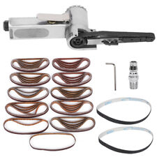 Air Finger Belt Sander Power File Detail Sanding+50x Sanding Belts 1 Set SALE