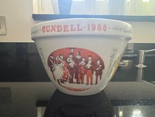 Carton Ware Cundell Christmas 1986 Limited Edition pudding bowl basin 