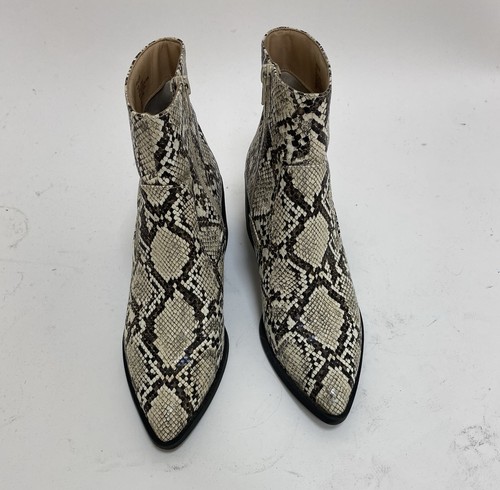 Snakeskin pvc ankle boots size - pvc,