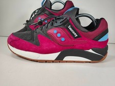 Saucony Grid 9000 Three 3 Dots Pack Size  9 UK Claret / Blue / Charcoal 70134-2