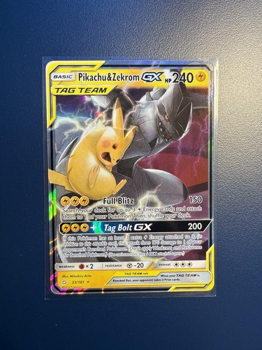Pikachu zekrom 33 181 - gx, 33/181