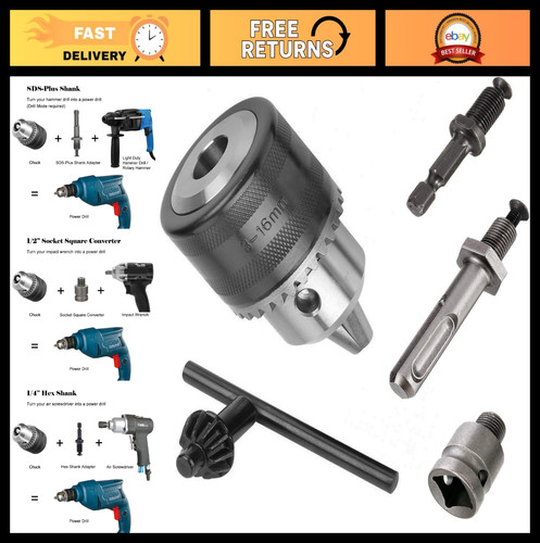 Keyed drill chuck - chuck, 1/2-20unf