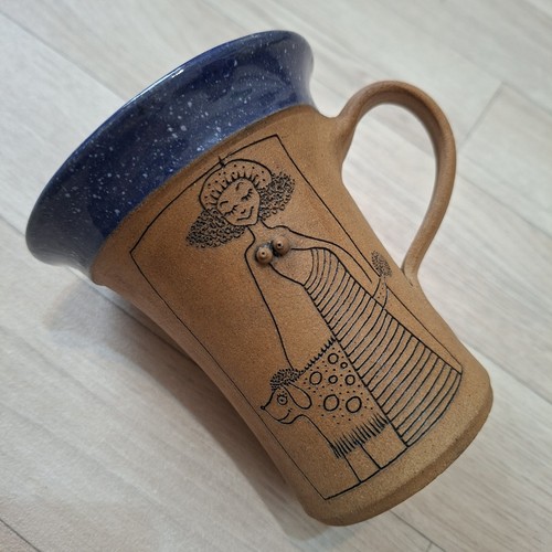 Quirky studio pottery mug - quirky,
