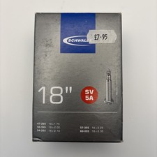 Schwalbe SV5A Inner Tube - 18 x 1.75/2.35 - 40mm Presta Valve - New Box Tired