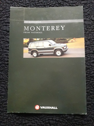 1997 vauxhall monterey sales - 1997,