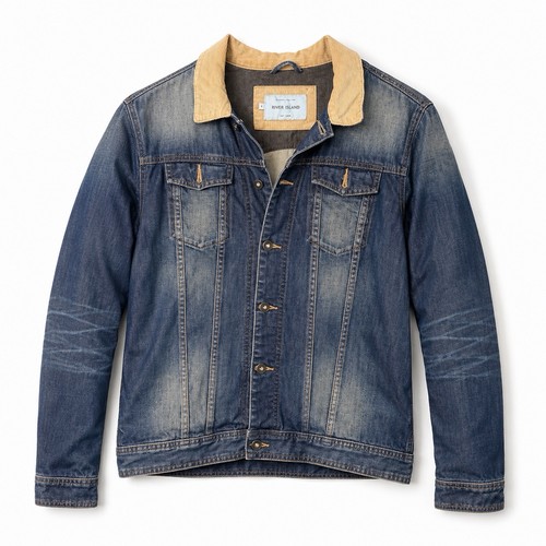 River island men dark blue - river,