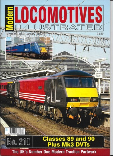 Modern locomotives illustrated - modern,
