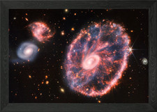 Cartwheel Galaxy Framed Wall