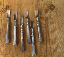 Vintage Fruit Forks, Edwardian