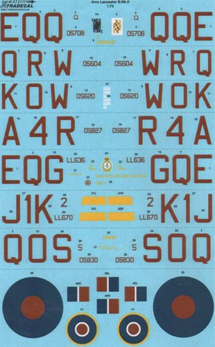 Xtradecal x72176 avro - xtradecal,