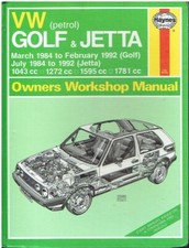 VW GOLF MK2 1.05 1.3 1.6 1.8