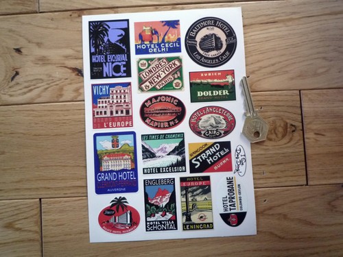 Vintage style luggage label - vintage,