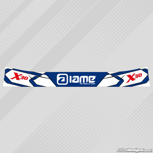 Iame x30 style helmet visor - helmet,