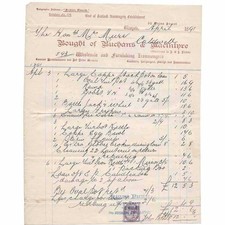 1891 Billhead, Buchans &