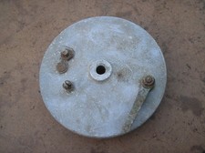 Norton 350 500 600 single twin ?? EARLIER TYPE ?? 8" brake plate USED AS FOUND