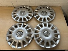 VAUXHALL CORSA D 2006-2014 14" STEEL WHEEL TRIMS SET OF 4 ALLOY LOOK 13211853