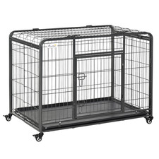 Metal Dog Cage Kennel Locking