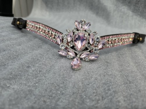 Sparkly brooch style browband - sparkly,