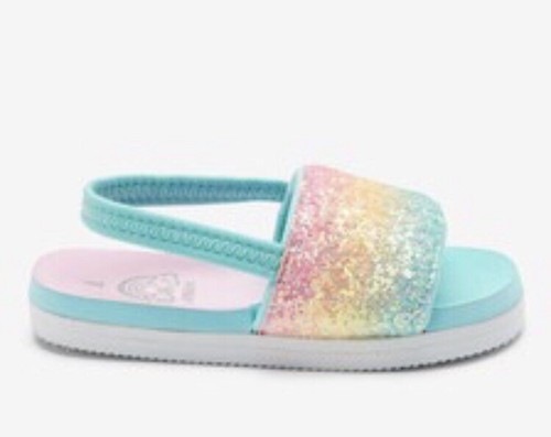 Next rainbow glitter sliders - glitter,