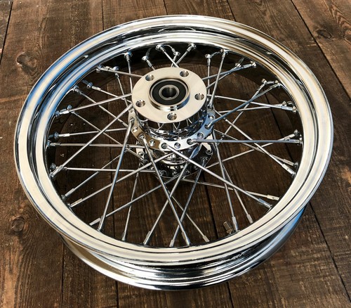Chrome fat front wheel rim - wheel, 40