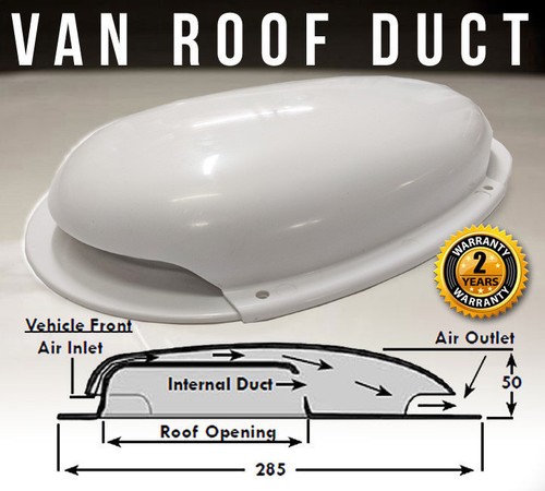 Low profile white roof air - profile,