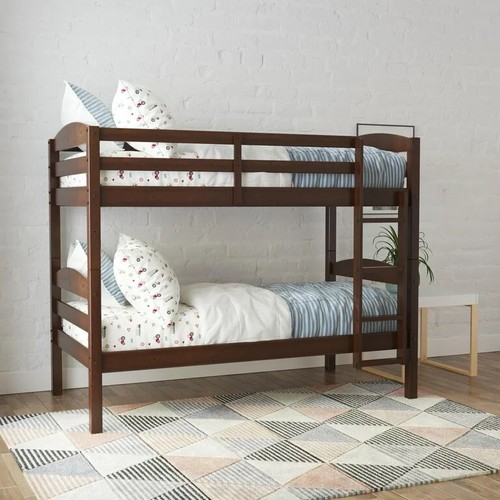 Wood twin over - wood, bunk