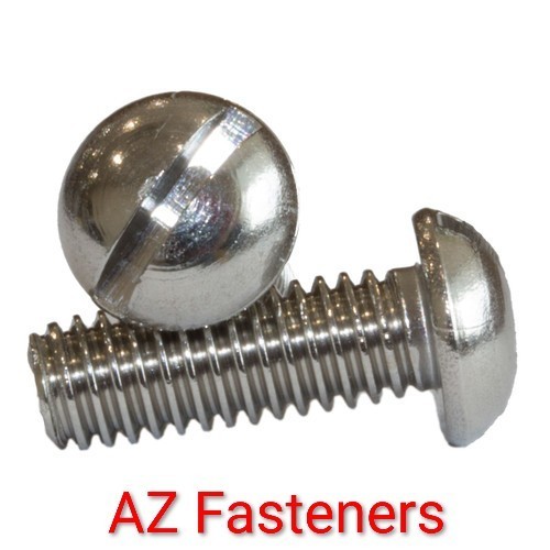 Slotted round machine screw - ba,