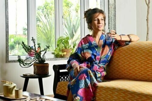 Indian handmade kaftan cotton - handmade,