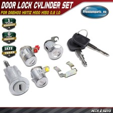Door lock cylinder set - cylinder, w/
